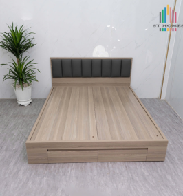 GIƯỜNG GỖ MDF GM04