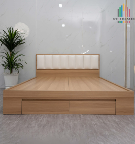 GIƯỜNG GỖ MDF GM05