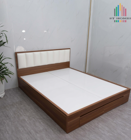 GIƯỜNG GỖ MDF GM06