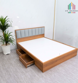 GIƯỜNG GỖ MDF GM07